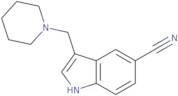 3-(Piperidin-1-ylmethyl)-1H-indole-5-carbonitrile