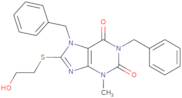 1,7-Dibenzyl-8-[(2-hydroxyethyl)sulfanyl]-3-methyl-2,3,6,7-tetrahydro-1H-purine-2,6-dione