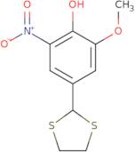 4-(1,3-Dithiolan-2-yl)-2-methoxy-6-nitrophenol