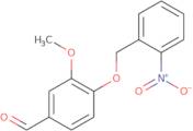 3-Methoxy-4-[(2-nitrobenzyl)oxy]benzaldehyde