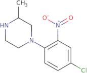 1-(4-Chloro-2-nitrophenyl)-3-methylpiperazinehydrochloride