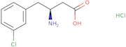 (S)-3-Amino-4-(3-chlorophenyl)butanoic acid hydrochloride ee