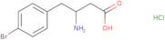 (3S)-3-Amino-4-(4-bromophenyl)butanoic acid hydrochloride