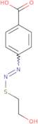 (E)-4-((2-Hydroxyethylthio)diazenyl)benzoic acid