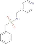 1-Phenyl-N-(pyridin-4-ylmethyl)methanesulfonamide