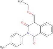 4-(Ethoxymethylidene)-2-(4-methylphenyl)-1,2,3,4-tetrahydroisoquinoline-1,3-dione
