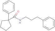 1-phenyl-N-(3-phenylpropyl)cyclopentane-1-carboxamide