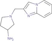 1-({Imidazo[1,2-a]pyridin-2-yl}methyl)pyrrolidin-3-amine