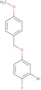 2-Bromo-1-fluoro-4-((4-methoxybenzyl)oxy)benzene