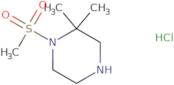 2,2-Dimethyl-1-(methylsulfonyl)piperazine hydrochloride