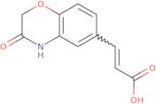 (2E)-3-(3-Oxo-3,4-dihydro-2H-1,4-benzoxazin-6-yl)prop-2-enoic acid