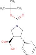 (3R,4S)-1-(Tert-butoxycarbonyl)-4-phenylpyrrolidine-3-carboxylic acid