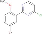 2-(5-Bromo-2-methoxyphenyl)-4-chloropyrimidine