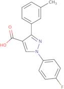 1-(4-Fluorophenyl)-3-(3-methylphenyl)-1H-pyrazole-4-carboxylic acid