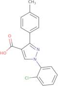 1-(2-Chlorophenyl)-3-(4-methylphenyl)-1H-pyrazole-4-carboxylic acid