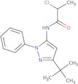 N-(3-tert-Butyl-1-phenyl-1H-pyrazol-5-yl)-2-chloropropanamide