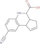 (3aR,4S,9bS)-8-Cyano-3a,4,5,9b-tetrahydro-3H-cyclopenta[C]quinoline-4-carboxylic acid