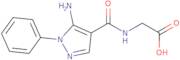 2-[(5-Amino-1-phenyl-1H-pyrazol-4-yl)formamido]acetic acid