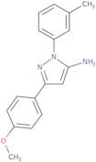 3-(4-Methoxyphenyl)-1-(3-methylphenyl)-1H-pyrazol-5-amine