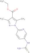 Ethyl 1-[5-(carbamothioylamino)pyridin-2-yl]-3,5-dimethyl-1H-pyrazole-4-carboxylate