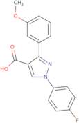 1-(4-Fluorophenyl)-3-(3-methoxyphenyl)-1H-pyrazole-4-carboxylic acid