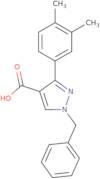 1-Benzyl-3-(3,4-dimethylphenyl)-1H-pyrazole-4-carboxylic acid