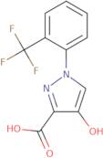 4-Hydroxy-1-[2-(trifluoromethyl)phenyl]-1H-pyrazole-3-carboxylic acid