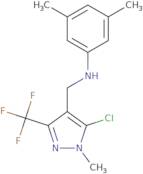 N-{[5-Chloro-1-methyl-3-(trifluoromethyl)-1H-pyrazol-4-yl]methyl}-3,5-dimethylaniline