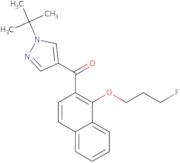 [1-(tert-Butyl)-1H-pyrazol-4-yl][1-(3-fluoropropoxy)-2-naphthyl]methanone