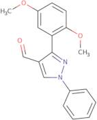 3-(2,5-Dimethoxyphenyl)-1-phenyl-1H-pyrazole-4-carbaldehyde