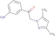 1-(3-Aminophenyl)-2-(3,5-dimethyl-1H-pyrazol-1-yl)-1-ethanone