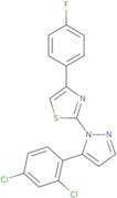 2-[5-(2,4-Dichlorophenyl)-1H-pyrazol-1-yl]-4-(4-fluorophenyl)-1,3-thiazole