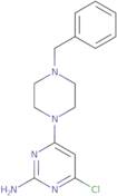 4-(4-Benzylpiperazino)-6-chloro-2-pyrimidinamine