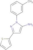 1-(3-Methylphenyl)-3-thien-2-yl-1H-pyrazol-5-amine