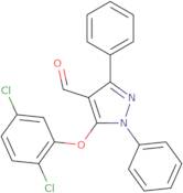 5-(2,5-Dichlorophenoxy)-1,3-diphenyl-1H-pyrazole-4-carbaldehyde