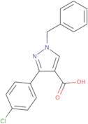 1-Benzyl-3-(4-chlorophenyl)-1H-pyrazole-4-carboxylic acid