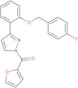 (3-{2-[(4-Fluorobenzyl)oxy]phenyl}-1H-pyrazol-1-yl)(2-furyl)methanone