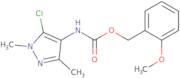 2-Methoxybenzyl N-(5-chloro-1,3-dimethyl-1H-pyrazol-4-yl)carbamate