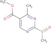 Methyl 2-methanesulfinyl-4-methylpyrimidine-5-carboxylate