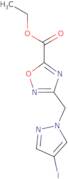 Ethyl 3-[(4-iodo-1H-pyrazol-1-yl)methyl]-1,2,4-oxadiazole-5-carboxylate