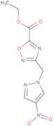 Ethyl 3-[(4-nitro-1H-pyrazol-1-yl)methyl]-1,2,4-oxadiazole-5-carboxylate