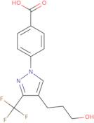 4-[4-(3-Hydroxypropyl)-3-(trifluoromethyl)-1H-pyrazol-1-yl]benzoic acid