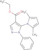 Ethyl 5-(2,5-dimethyl-1H-pyrrol-1-yl)-1-phenyl-1H-pyrazole-4-carboxylate