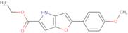 2-(4-Methoxyphenyl)-4H-furo[3,2-b]pyrrole-5-carboxylic acid ethyl ester