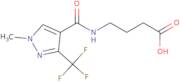 4-({[1-Methyl-3-(trifluoromethyl)-1H-pyrazol-4-yl]carbonyl}amino)butanoic acid