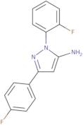 1-(2-Fluorophenyl)-3-(4-fluorophenyl)-1H-pyrazol-5-amine