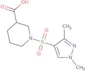 1-(1,3-Dimethyl-1H-pyrazole-4-sulfonyl)-piperidine-3-carboxylic acid