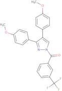 [3,4-Bis(4-methoxyphenyl)-1H-pyrazol-1-yl][3-(trifluoromethyl)phenyl]methanone