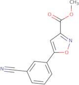 Methyl 5-(3-cyanophenyl)isoxazole-3-carboxylate