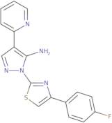 1-[4-(4-Fluorophenyl)-1,3-thiazol-2-yl]-4-(2-pyridinyl)-1H-pyrazol-5-amine